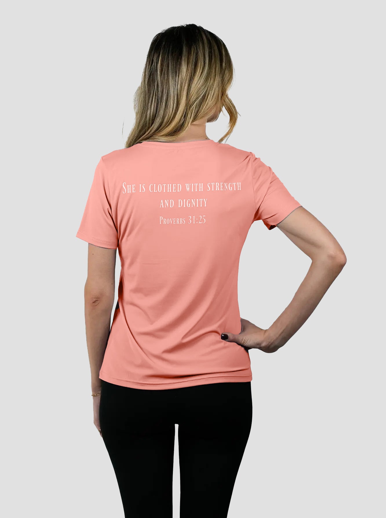 Women's Proverbs 31:25 Performance Tee