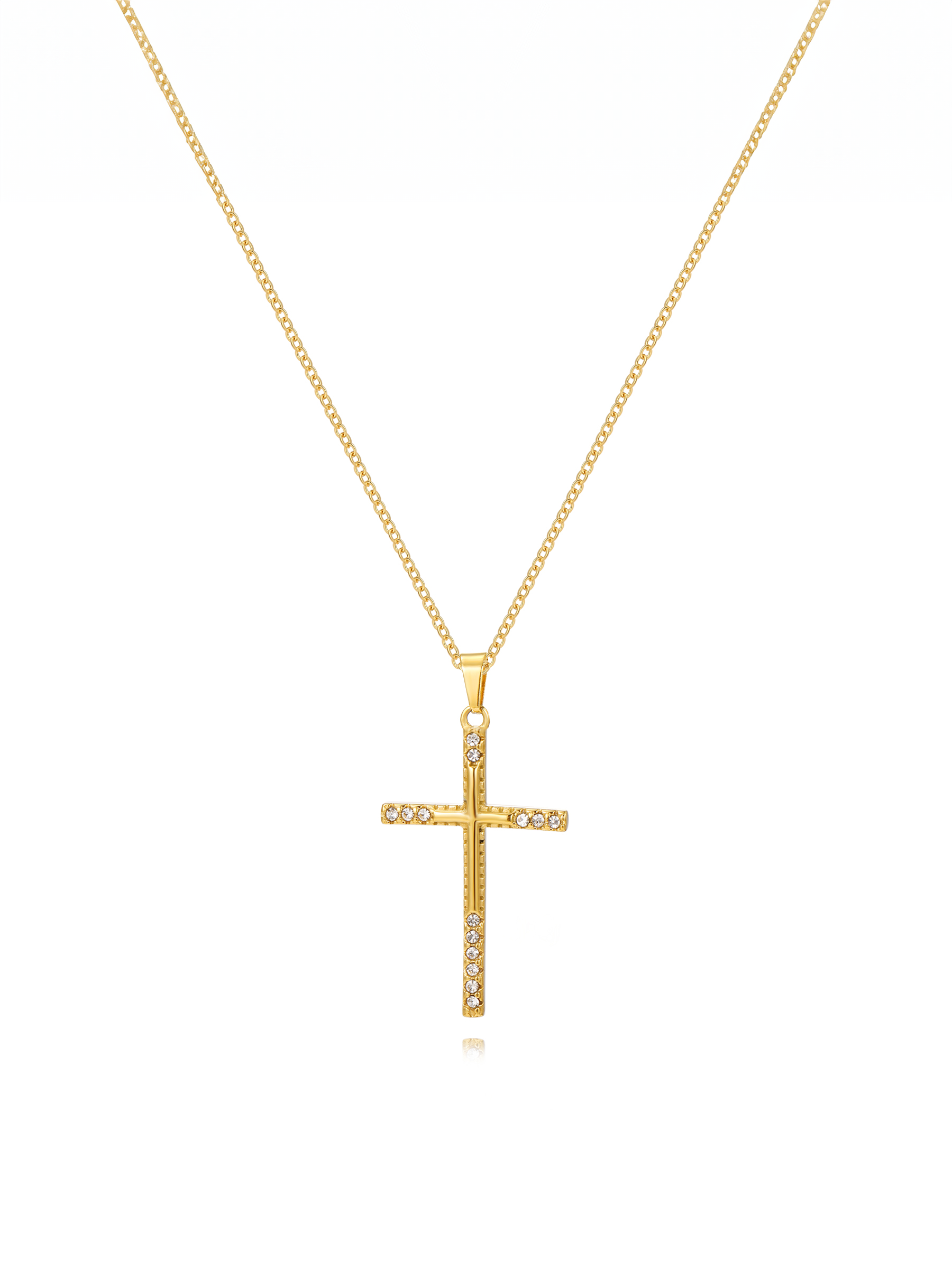 Layered Cross Necklace